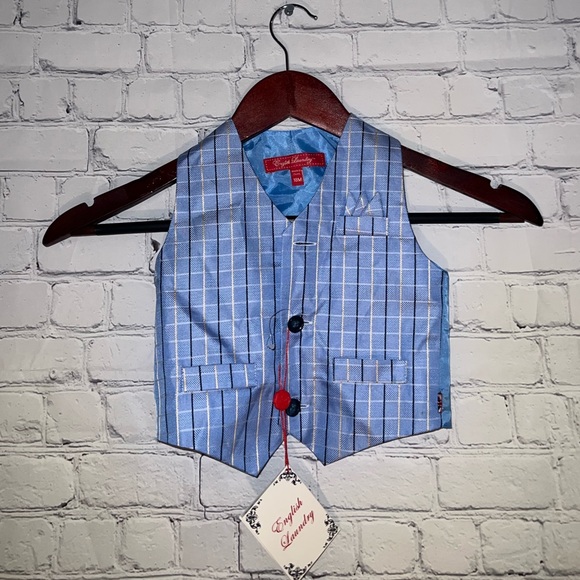 English Laundry Other - BRAND NWT English Laundry Blue Plaid Top size 18M